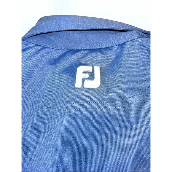 FootJoy FJ Tour Logo Polo in Royal Blue with Floral Detail‎ Size M - Picture 7 of 7